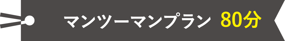 マンツーマンプラン 80分